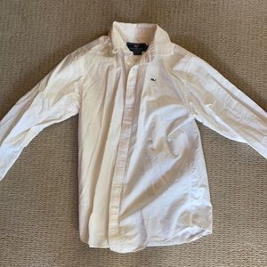 Vineyard Vines - Boys White Long Sleeve ButtonDown